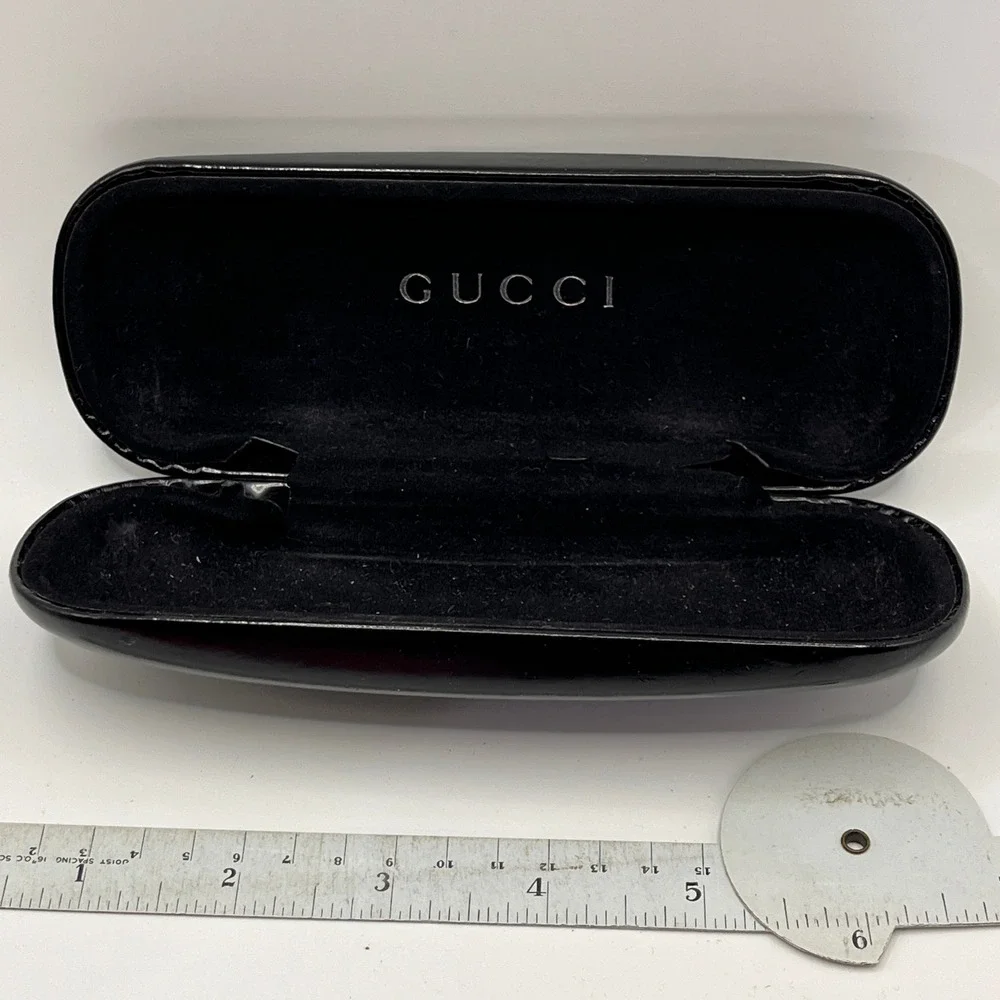 GUCCI Black Hard Shell Eyeglasses Sunglasses Case‎